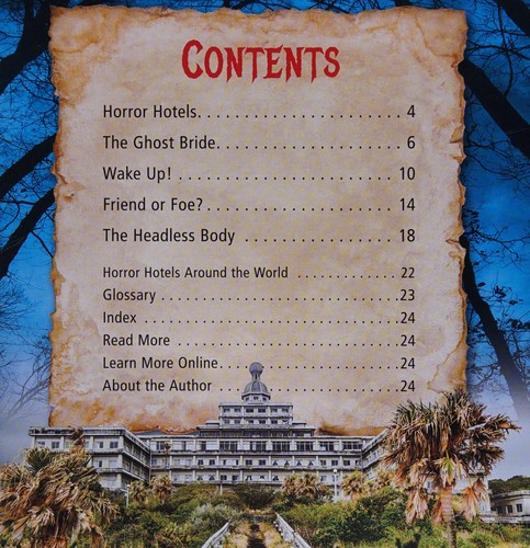 Cover for Horror Hotels (Tiptoe into Scary Places)