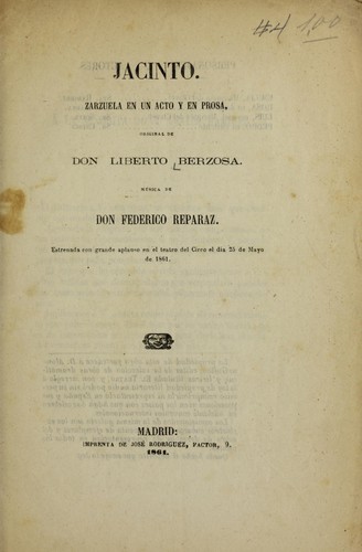 Cover for Jacinto