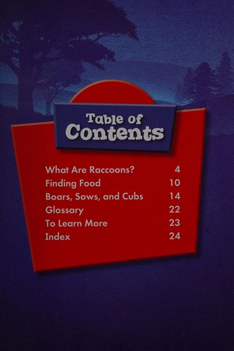 Cover for Raccoons