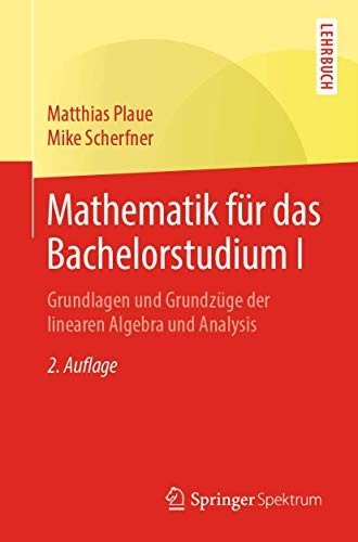 Cover for Mathematik für das Bachelorstudium I