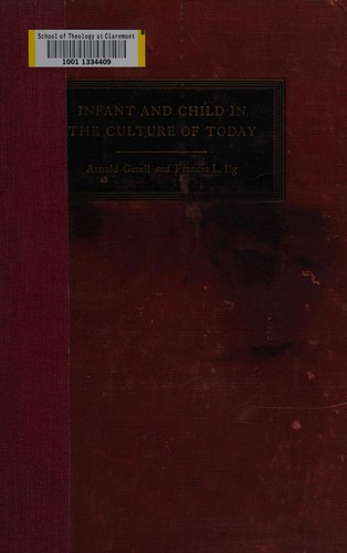 Cover for Infant and child in the culture of today