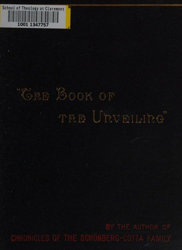 Cover for The book of the unveiling