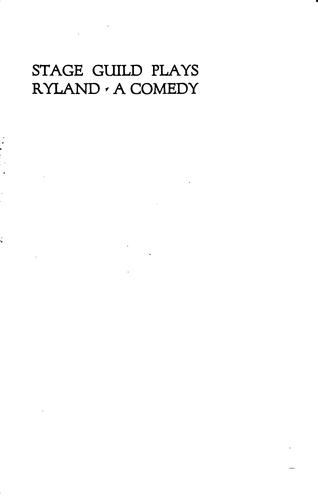 Cover for Ryland, a comedy