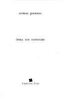 Cover for Opera dos fantoches