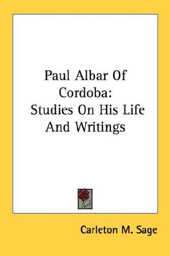 Cover for Paul Albar Of Cordoba