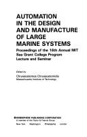 Cover for Automation in the design and manufacture of large marine systems