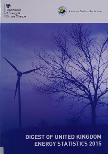 Cover for Digest of united kingdom energy statistics 2015