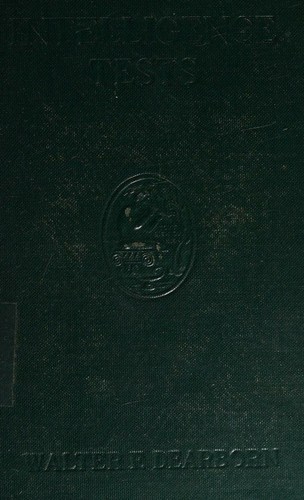 Cover for Intelligence tests