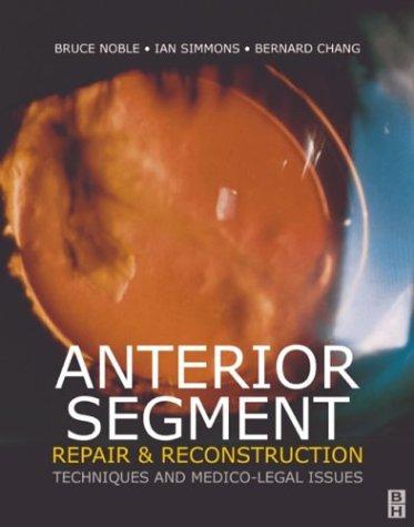 Cover for Anterior Segment Repair and Reconstruction