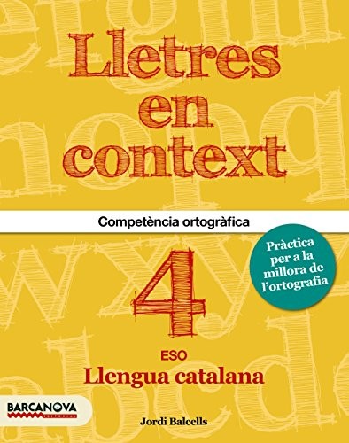 Cover for Lletres en context. Quadern d'ortografia 4t ESO