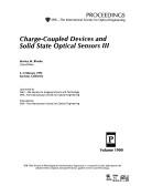 Cover for Charge-Coupled Devices and Solid State Optical Sensors III