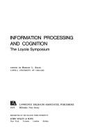 Cover for Information processing and cognition