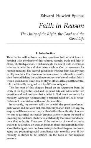 Cover for Truth and faith in ethics