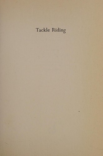 Cover for Tackle riding