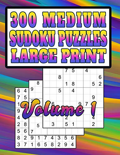 Cover for 300 Medium Sudoku Puzzles