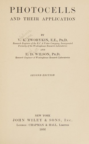 Cover for Photocells and Their Application