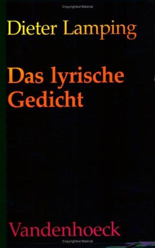 Cover for Das lyrische Gedicht