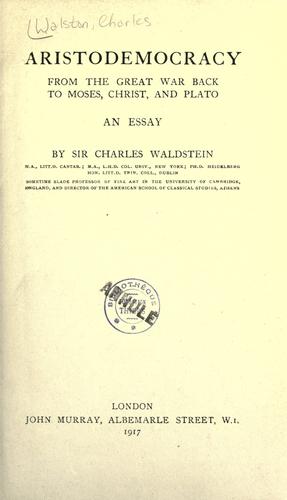 Cover for Aristodemocracy