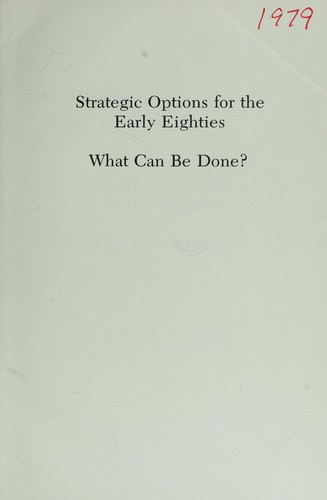 Cover for Strategic options for the early eighties