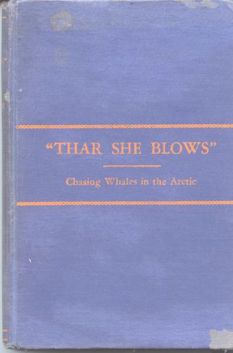 Cover for "Thar she blows"