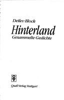 Cover for Hinterland