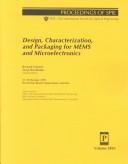 Cover for Design, Characterization, and Packaging for Mems and Microelectronics