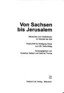 Cover for Von Sachsen bis Jerusalem