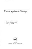 Cover for Linear systems theory