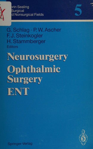Cover for Neurosurgery, ophthalmic surgery, ENT