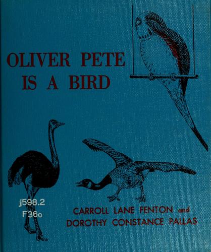 Cover for Oliver Pete is a bird