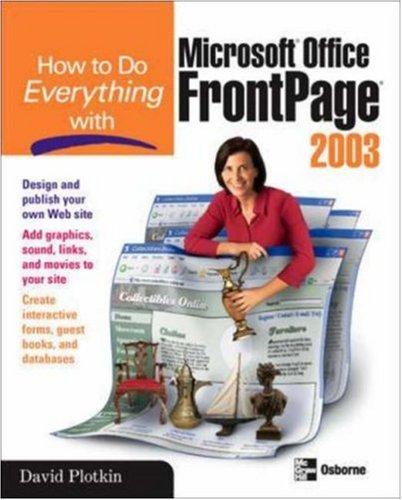 Cover for How to do everything with Microsoft Office FrontPage 2003