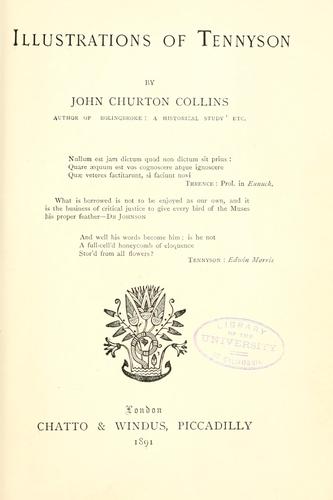 Cover for Illustrations of Tennyson.