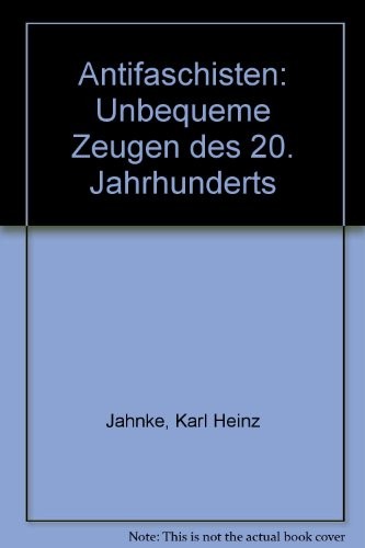 Cover for Antifaschisten