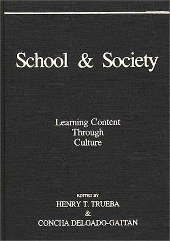 Cover for School and Society