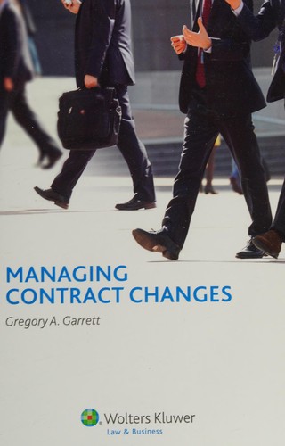 Cover for Managing contract changes