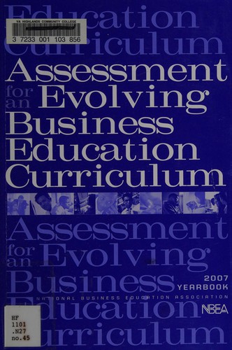 Cover for Assessment for an evolving business education curriculum