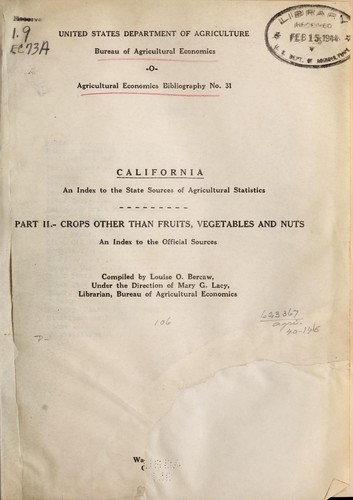 Cover for California