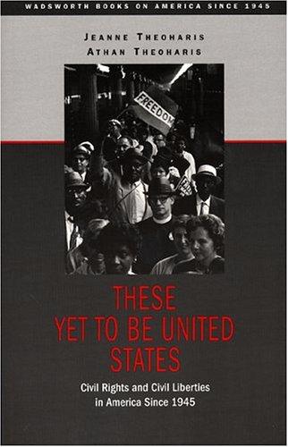 Cover for These yet to be United States