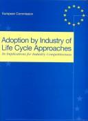 Cover for Adoption by industry of life cycle approaches
