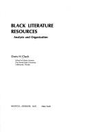 Cover for Black literature resources