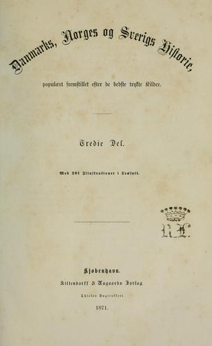 Cover for Danmarks, Norges og Sverigs historie