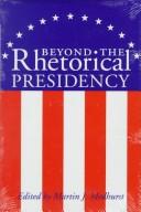 Cover for Beyond the rhetorical presidency