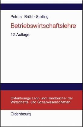 Cover for Betriebswirtschaftslehre. Einführung.