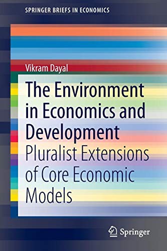 Cover for The Environment in Economics and Development