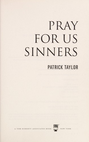 Cover for Pray for us sinners