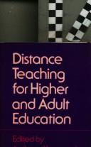 Cover for Distance Teaching in Higher Education
