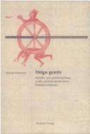 Cover for Origo gentis