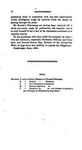 Cover for A Manual of Chemistry, on the Basis of Professor Brande's: Containing the Principal Facts of the ...