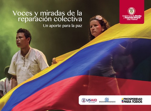 Cover for Voces y miradas de la reparación colectiva : un aporte para la paz