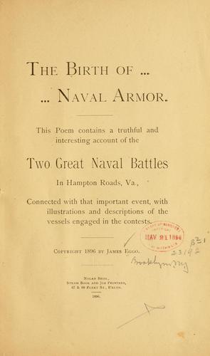 Cover for birth of naval armor.